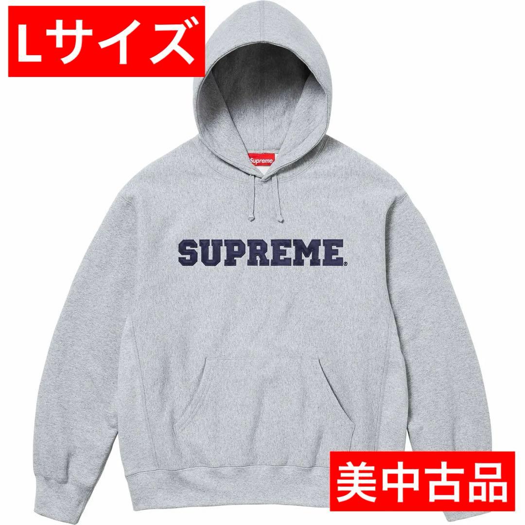 Collegiate Hooded Sweatshirt グレー Lサイズ