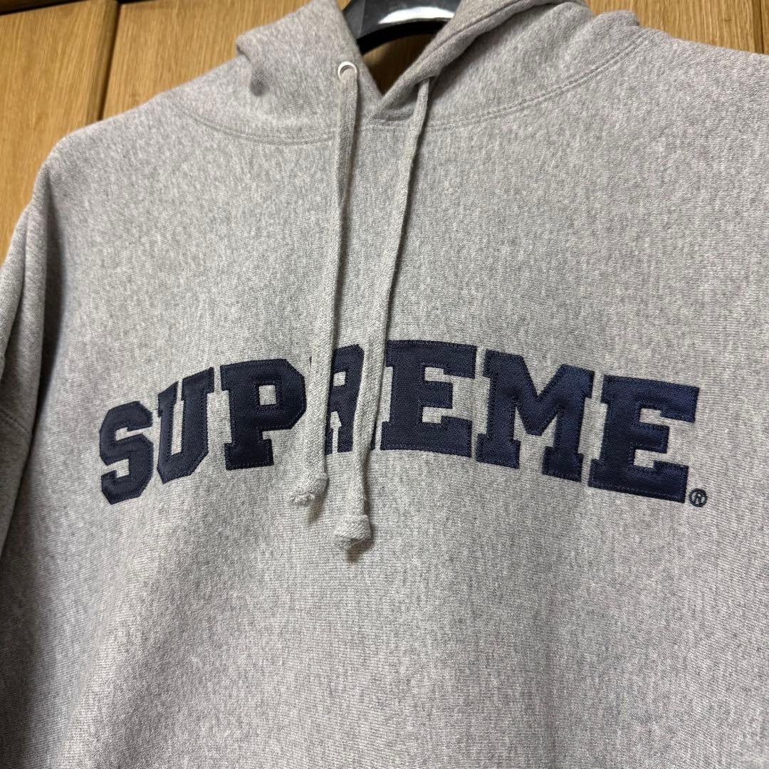 Collegiate Hooded Sweatshirt グレー Lサイズ