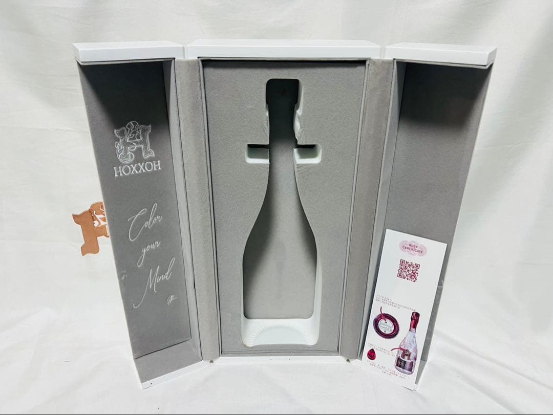 HOXXOH オックス ルビー　ロゼ　ルミナス　シャンパンボトル　箱付　未開封