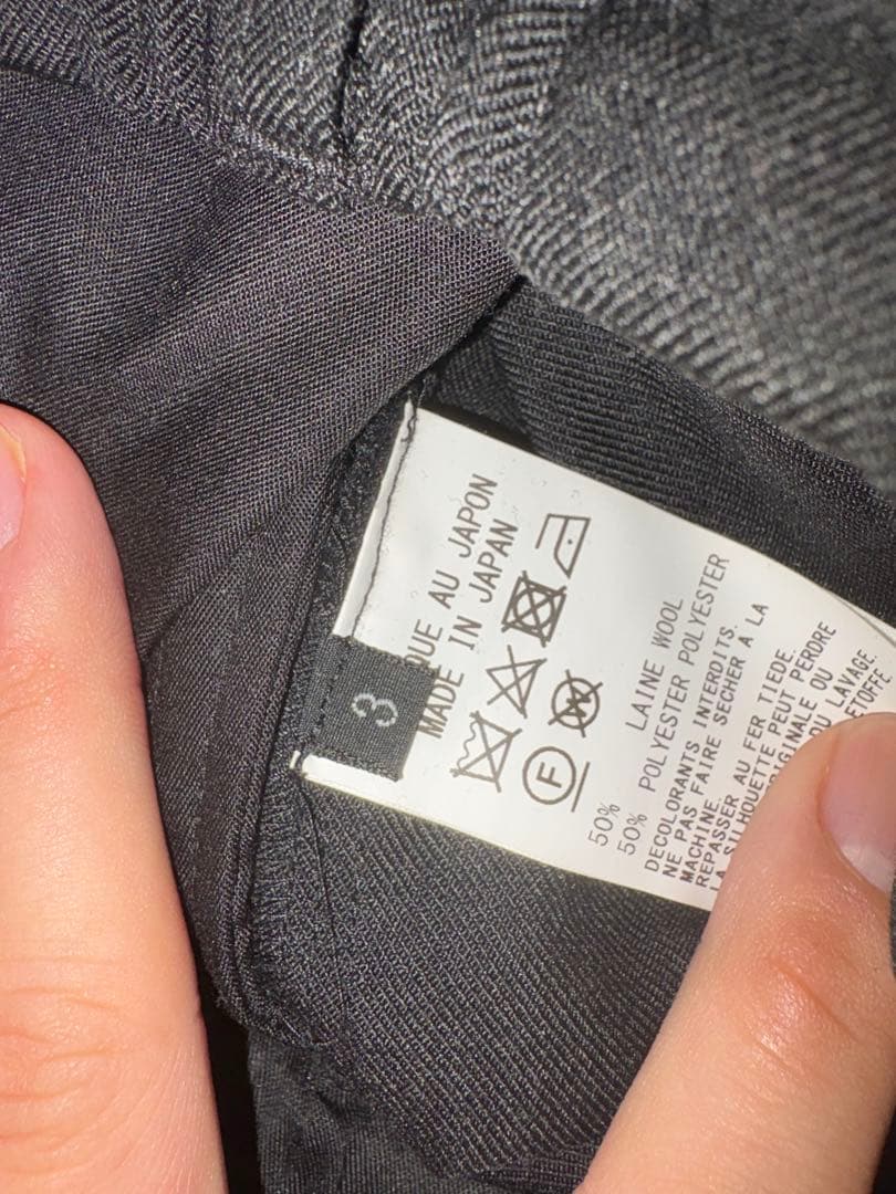 Yohjiyamamoto ground y 鴉パンツ サイズ3