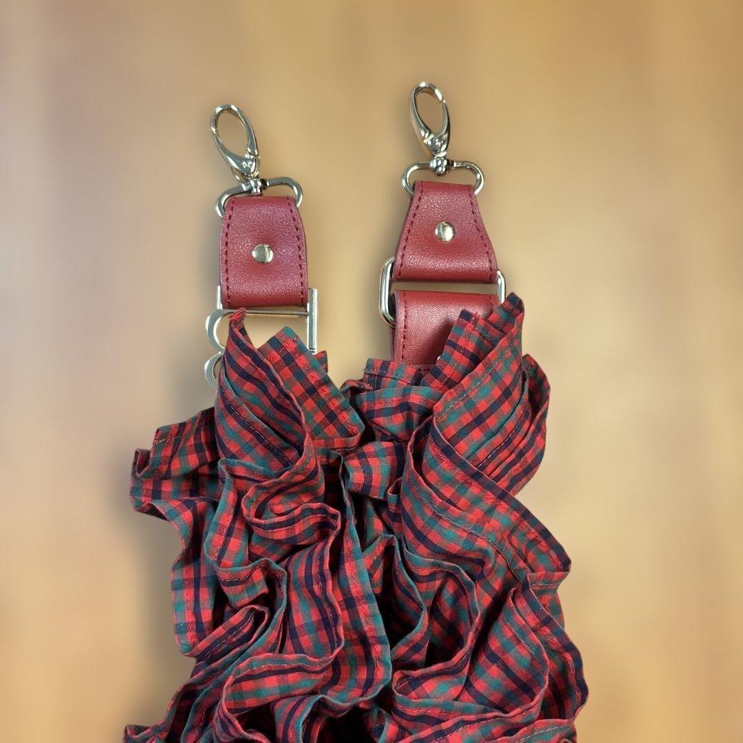 【美品】ファミリア familiar bibiy ストラップ 赤