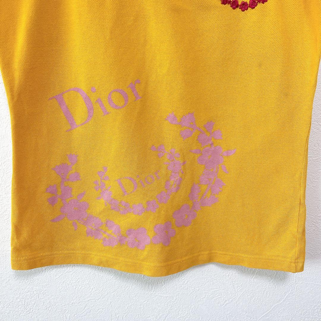 クリスチャンディオール タンクトップ ノースリーブ イタリア製 コットン100%