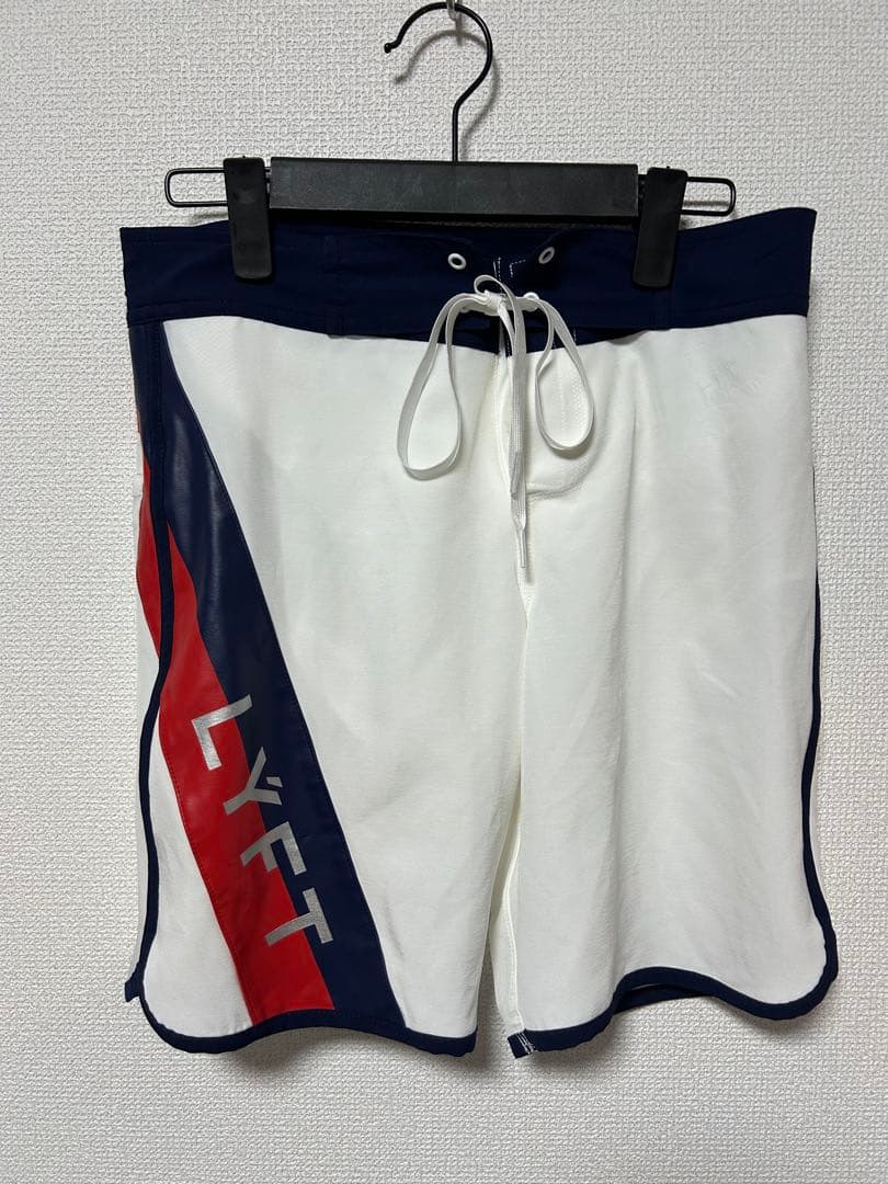 【試着のみ】LYFT ステージショーツ サーフパンツ WhiteUK XS