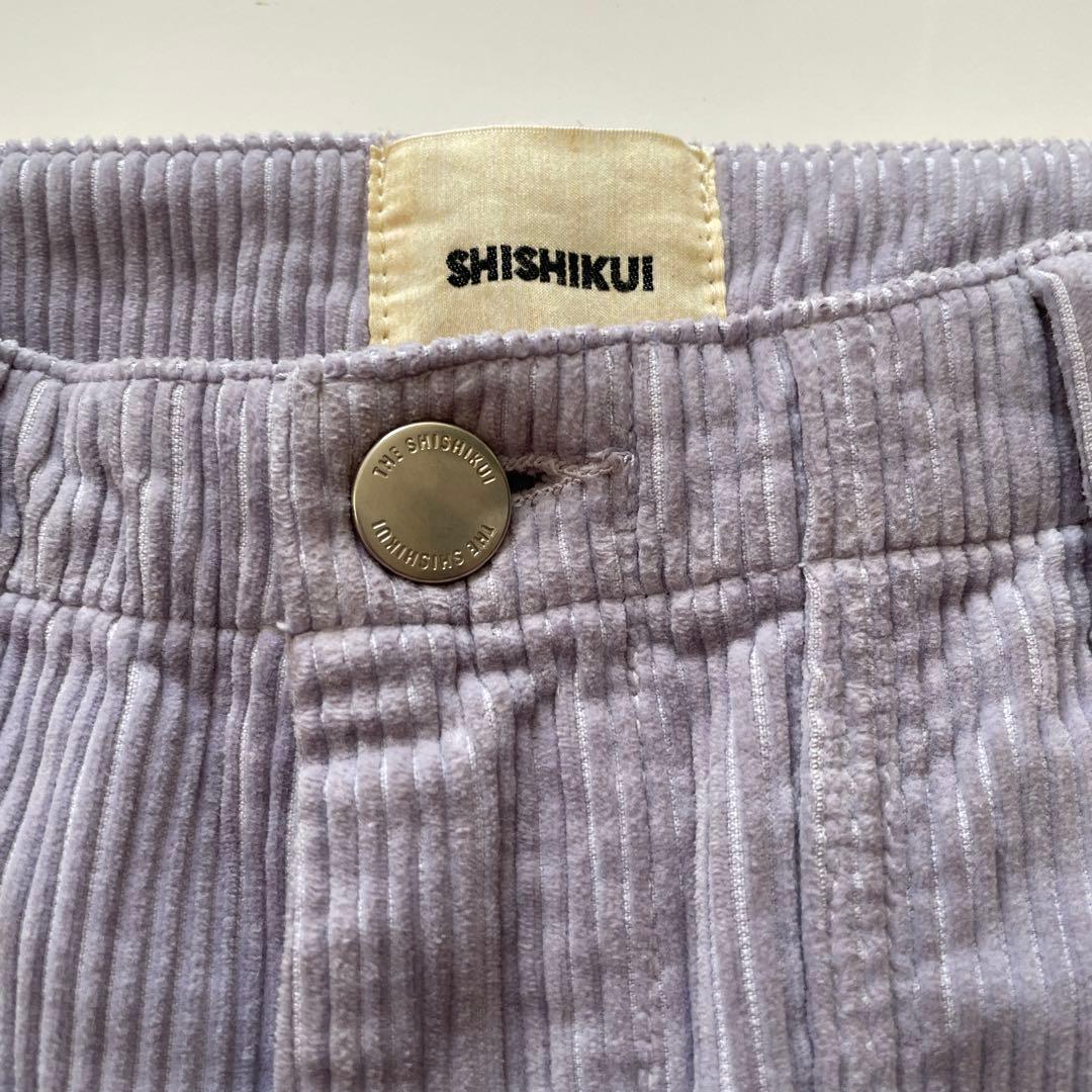 シシクイ　コーデュロイベーカー　ライトパープル　30