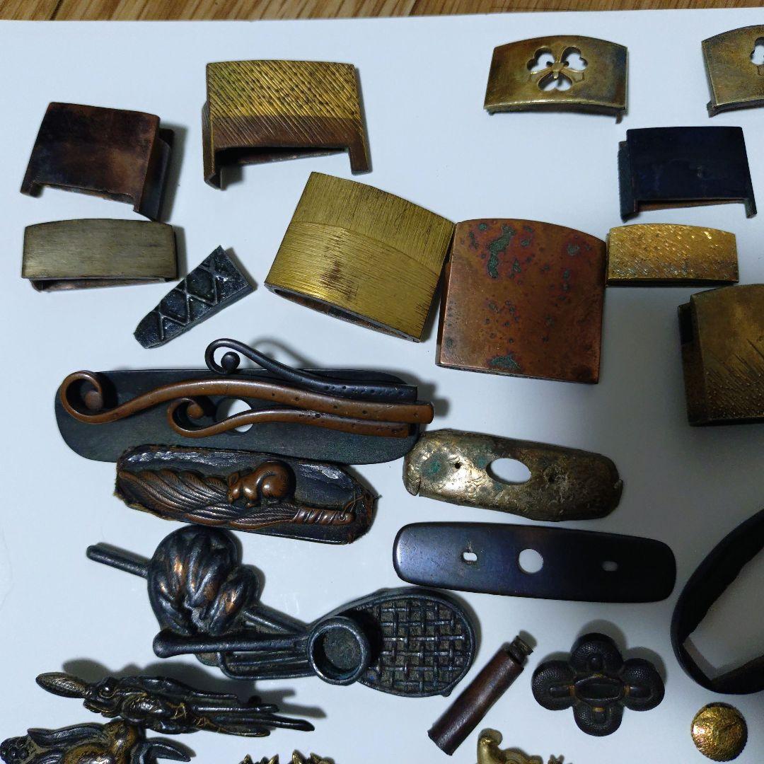 刀 装具 縁頭 ハバキ 目貫 計42点セット