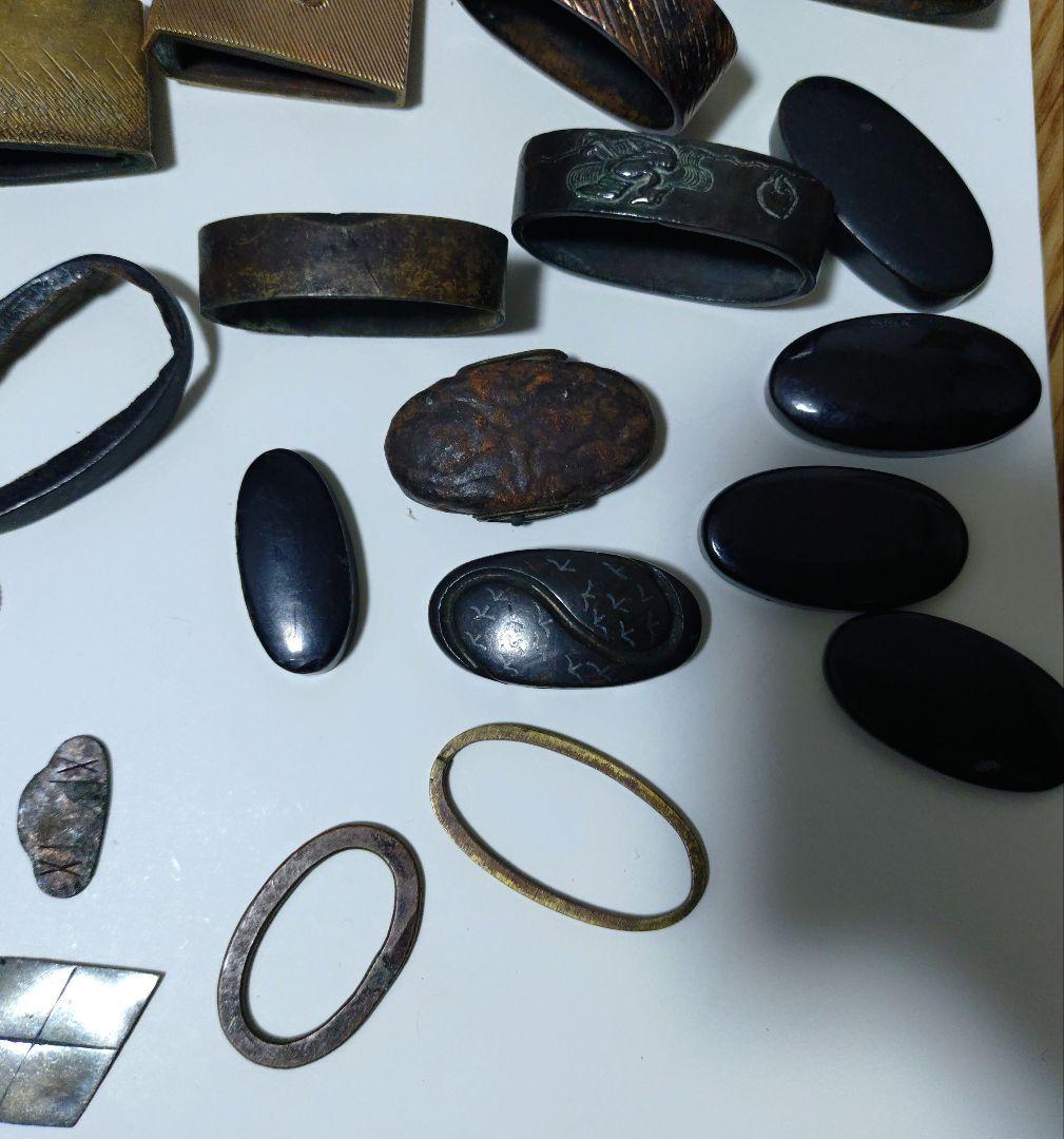 刀 装具 縁頭 ハバキ 目貫 計42点セット