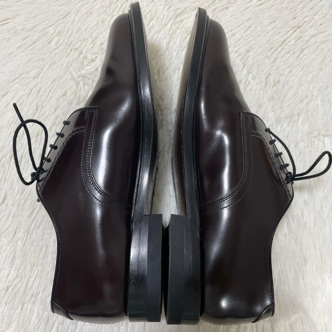 極美品✨リーガル　プレーントゥ 26cm ブラウン　定価3.3万　オンオフ兼用