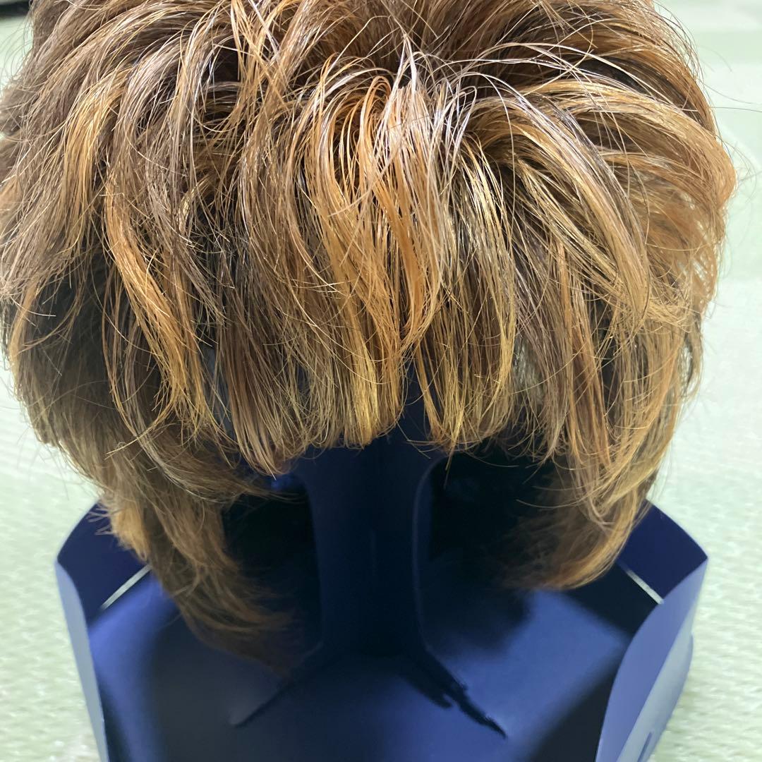 ウィッグ 本体のみ ブラウン系 メーカー不明 箱フォンテーヌ