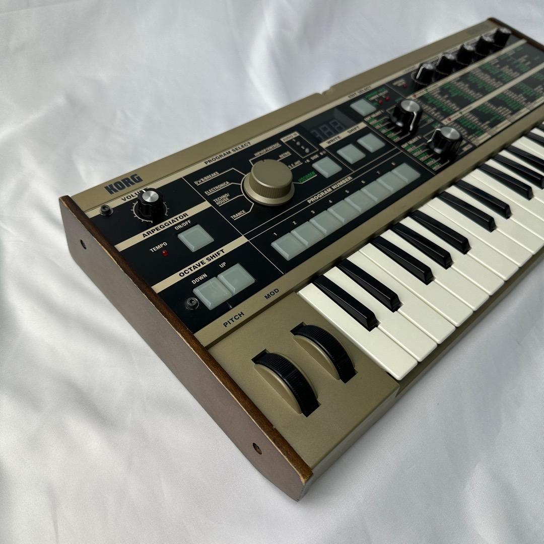 【美品】micro KORG シンセサイザー 37鍵 純正アダプター マイク付属