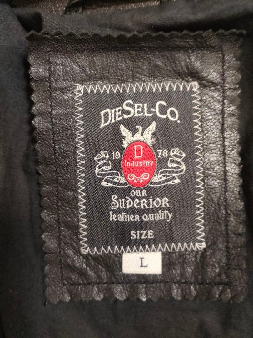 ディーゼル レザージャケット ライダース ゴートレザー