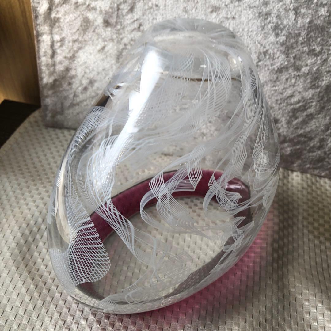 ガラスレース花瓶　作家