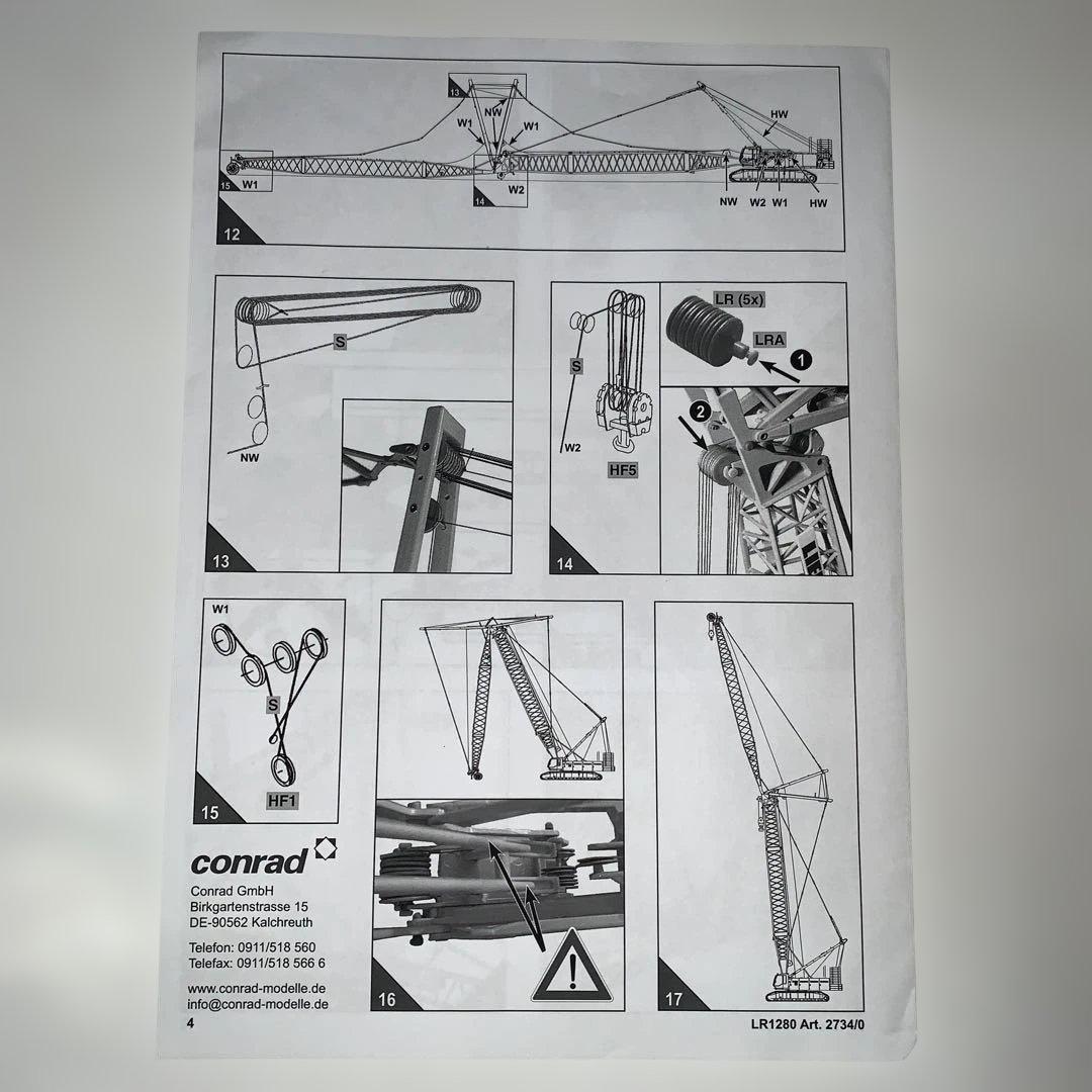リープヘルLR1280 Litronicコンラート　1／50 クローラークレーン