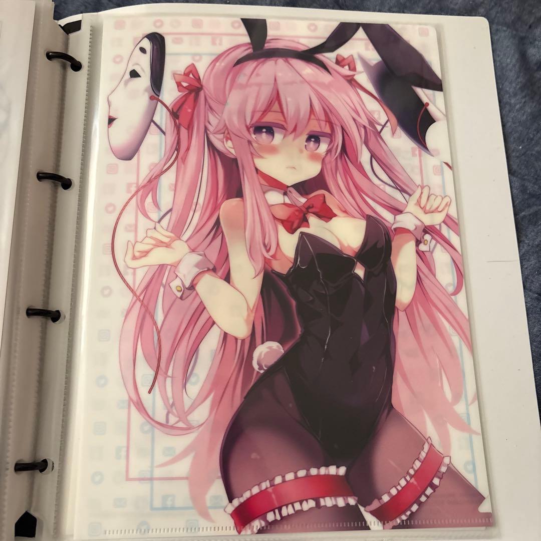 東方project こころ　バニー　美少女　クリア　ファイル　VZ2