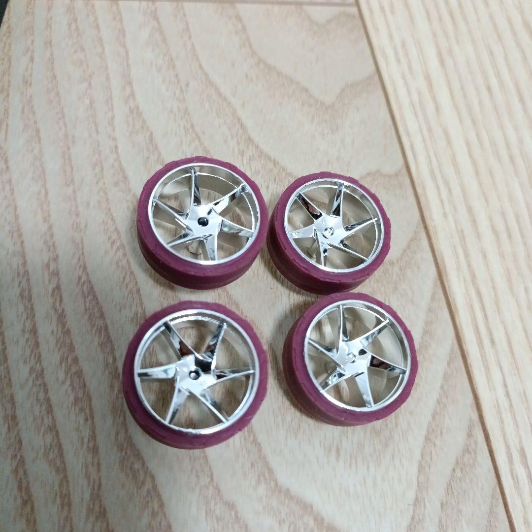 ミニ四駆　ペラタイヤ　約23.0〜24.5mm