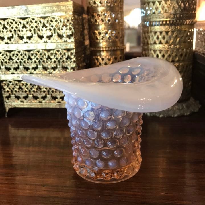 レア美品！30's〜ダンカン＆ミラートップハットAntiquesンティークガラス