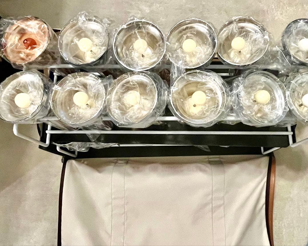 ウチダミュージックベル　ハンドベル スタンドケース付　シルバー23➕ゴールド4