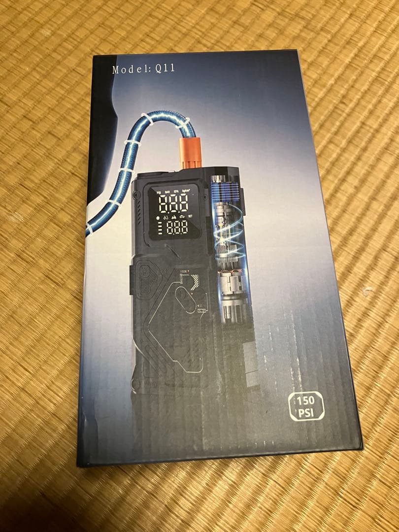 ジャンプスターター 電動空気入れ エアーコンプレッサー搭載 充電宝