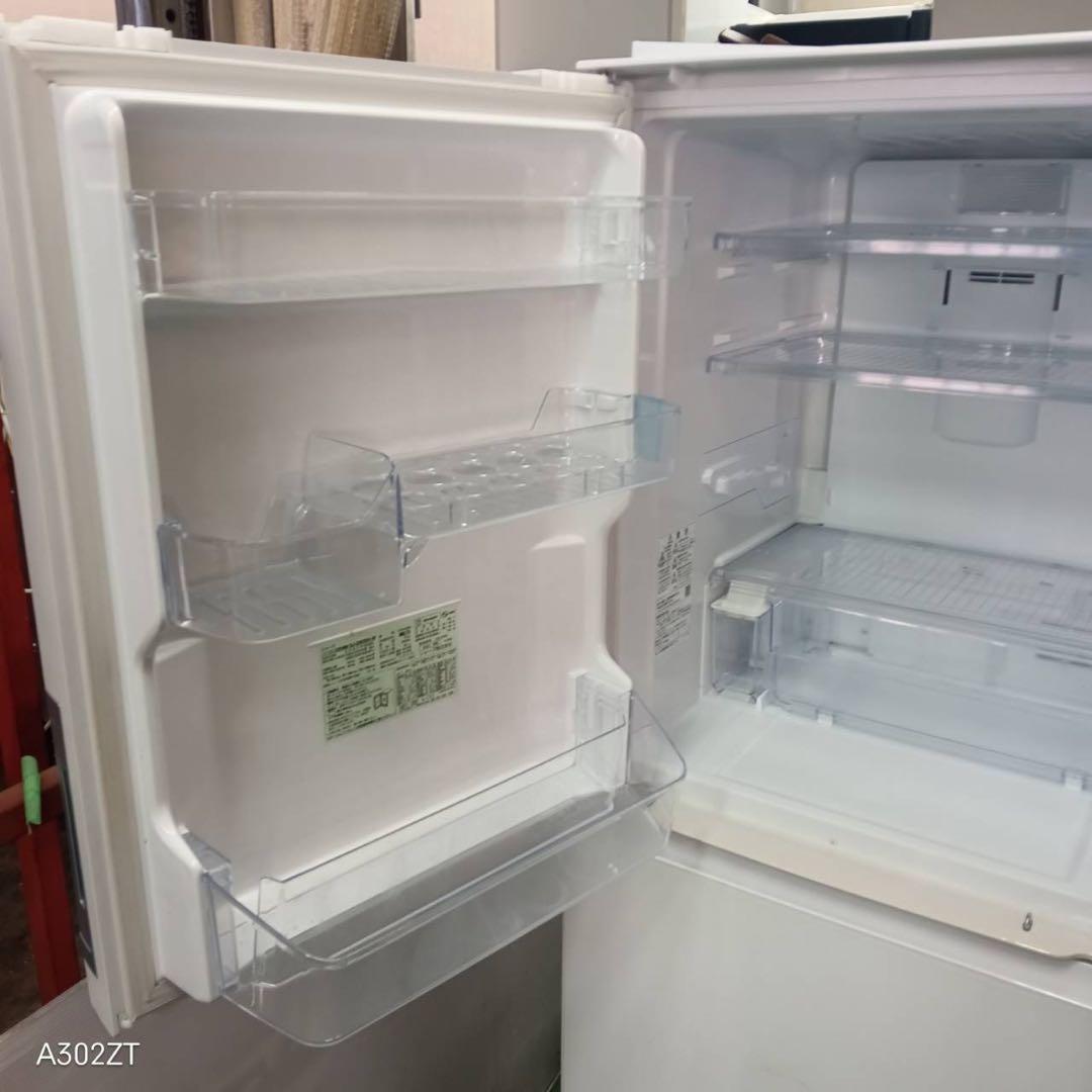 447 関東配送　大型冷蔵庫　どっちもドア　ガラストップ　300L〜400L