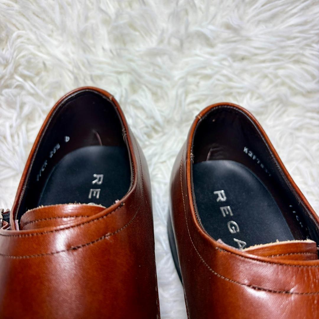 未使用品 REGAL リーガル ストレートチップ メダリオン ダブルモンク