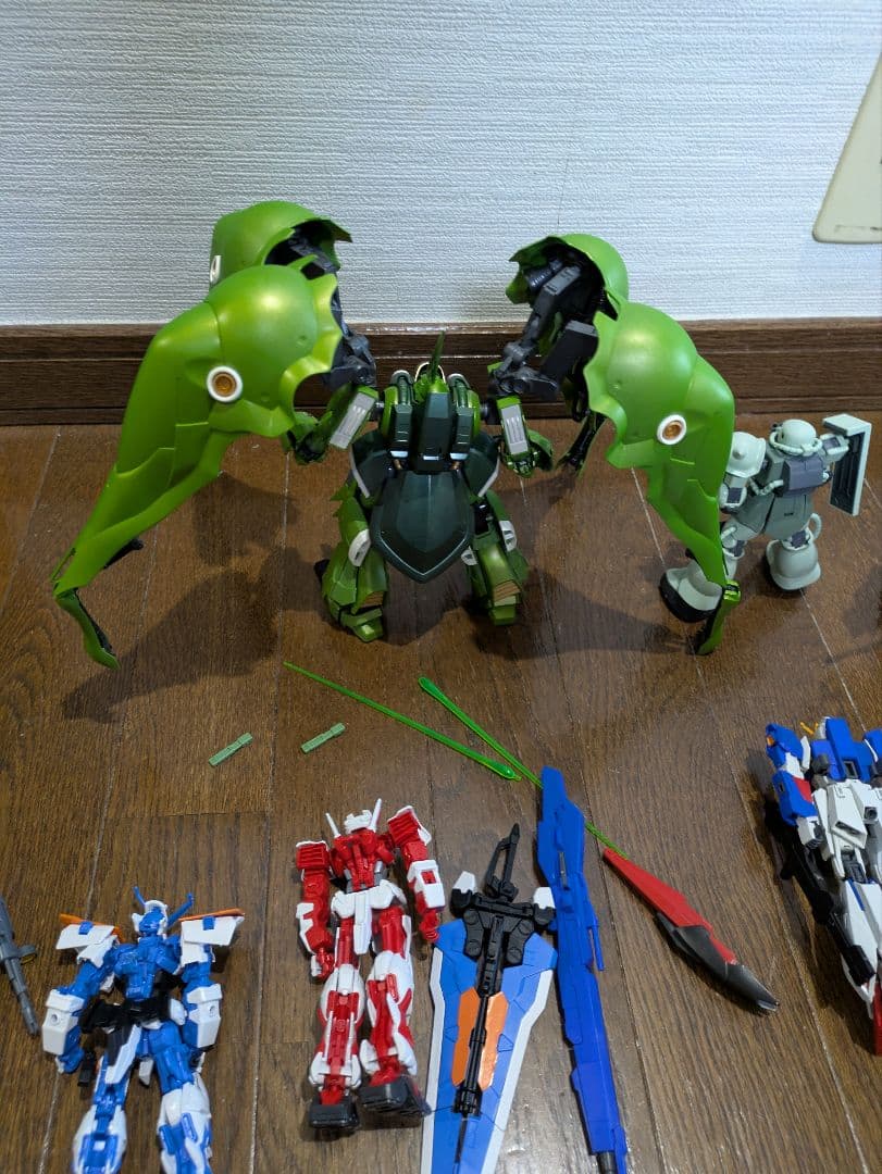 プラモデル ガンダム　ガンプラ　HG 他　スーパーロボット　ジャンク　武器