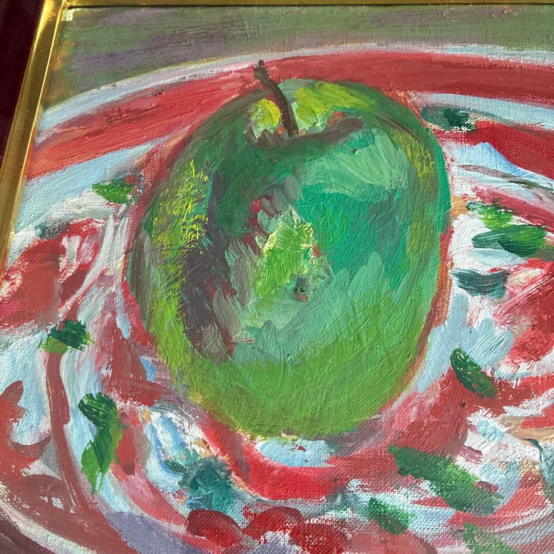 新道繁 油彩 SM「呉渕の皿」