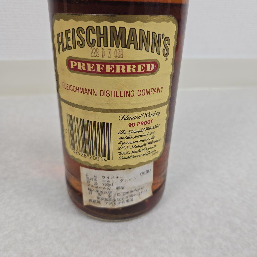 FLEISCHMANN'S 90 PROOF ブレンデッドウイスキー