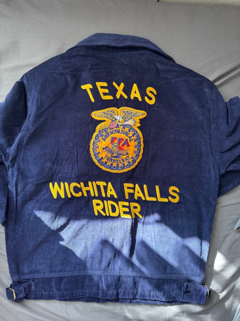 FFAジャケット　ブルゾン　ファーマーズジャケット　コーデュロイジャケット S