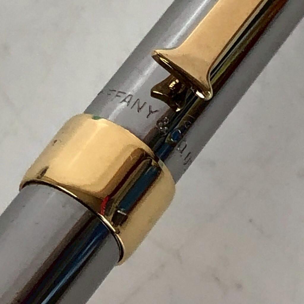 TIFFANY & Co. ティファニー ボールペン ゴールド×シルバー