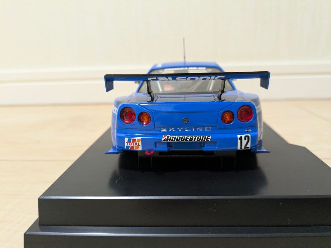 タミヤ　マスターワークコレクション　カルソニック　スカイラインGT-R R34