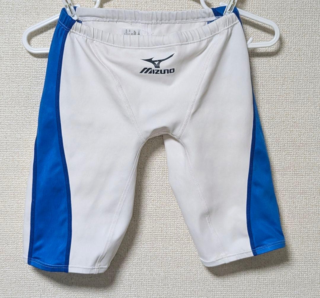 Mizuno 競泳水着 ホワイト/ブルー
