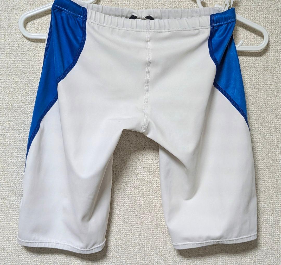 Mizuno 競泳水着 ホワイト/ブルー