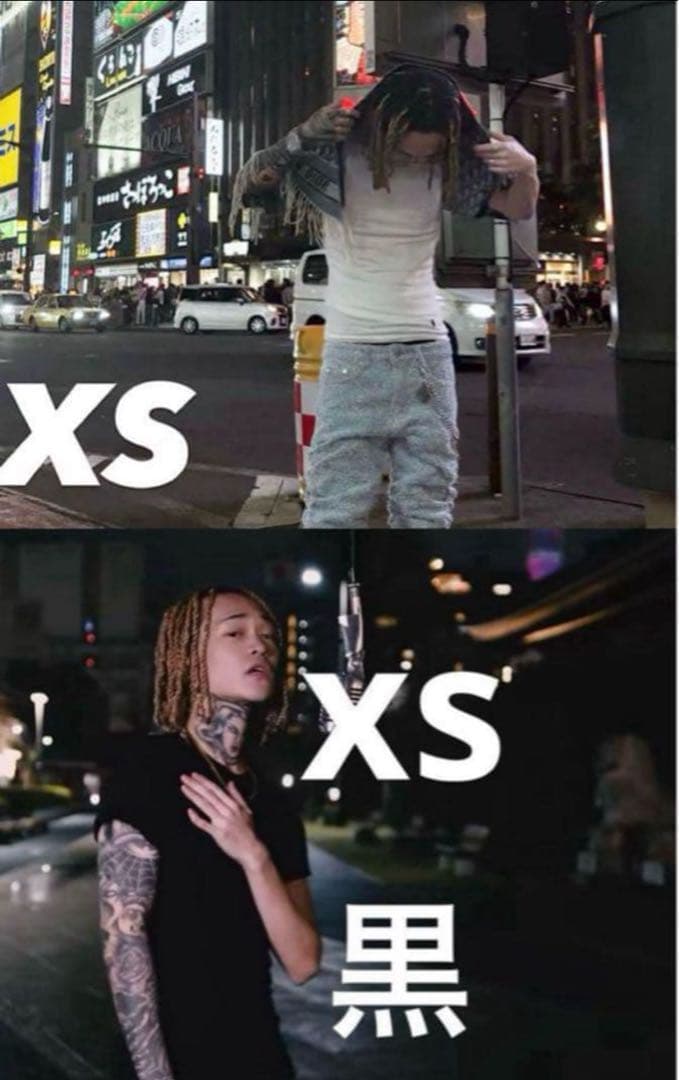 Polo slim fit tee ポロスリムフィット XS 白黒セット