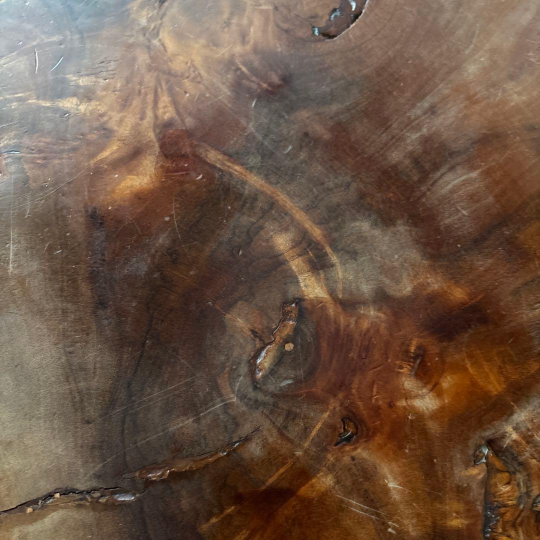 木製自然形状座卓