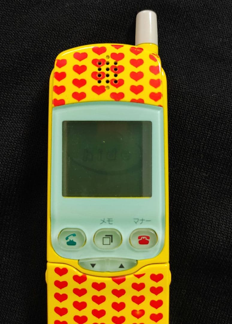 hideさん 公式　PHS ピッチ　イエローハート　XJAPAN