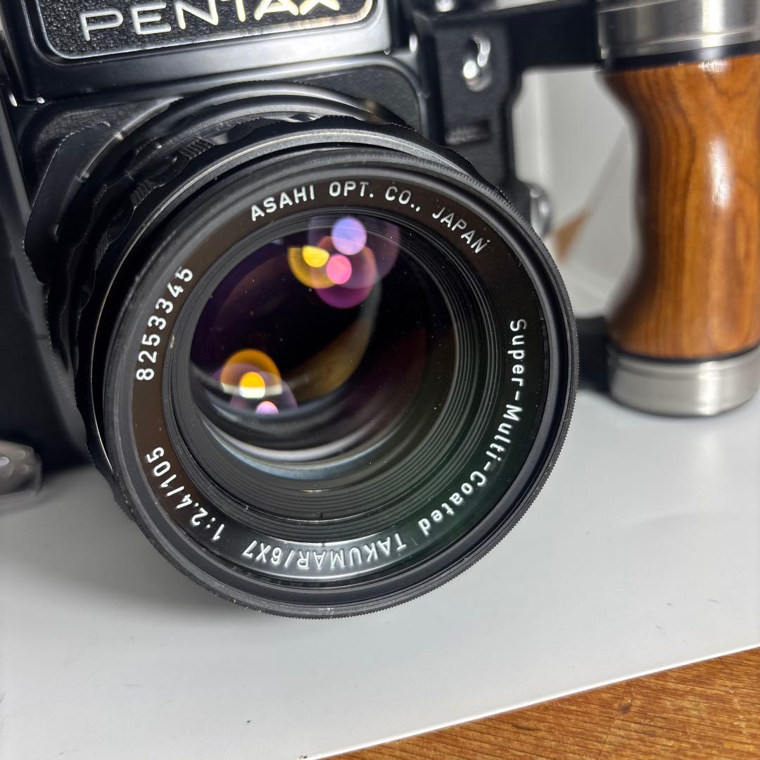 PENTAX 67 TTL 105mm f2.4 フィルム付き