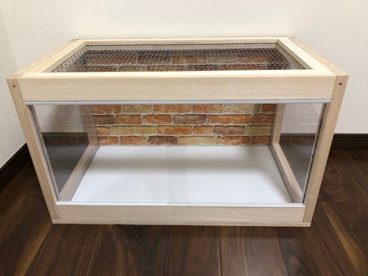 ハリネズミ ハムスター 木製ケージ 新品未使用 オーダー可能！カスタムベースに♬