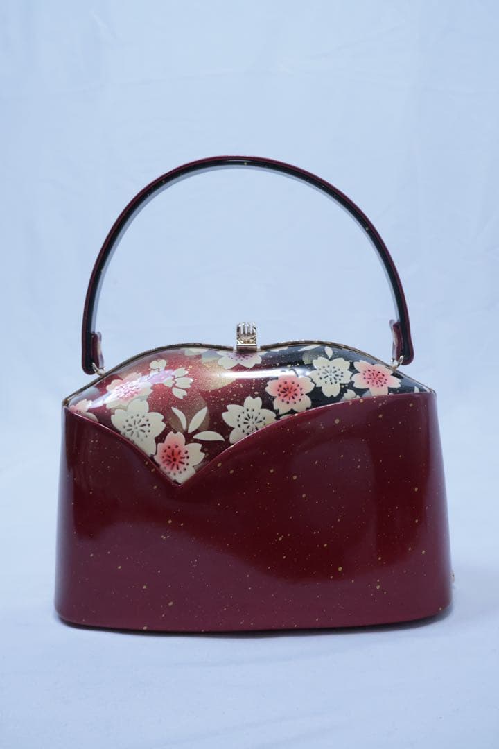 （れい）赤いエナメルバックと草履セットLLサイズ