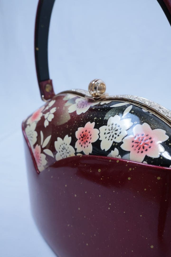 （れい）赤いエナメルバックと草履セットLLサイズ