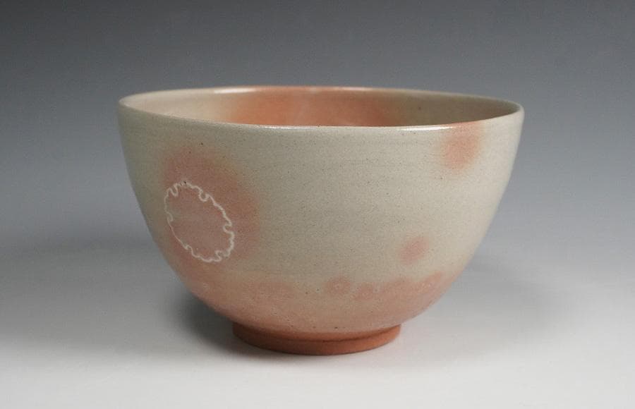 杉本貞光 御本鹿子紋茶碗