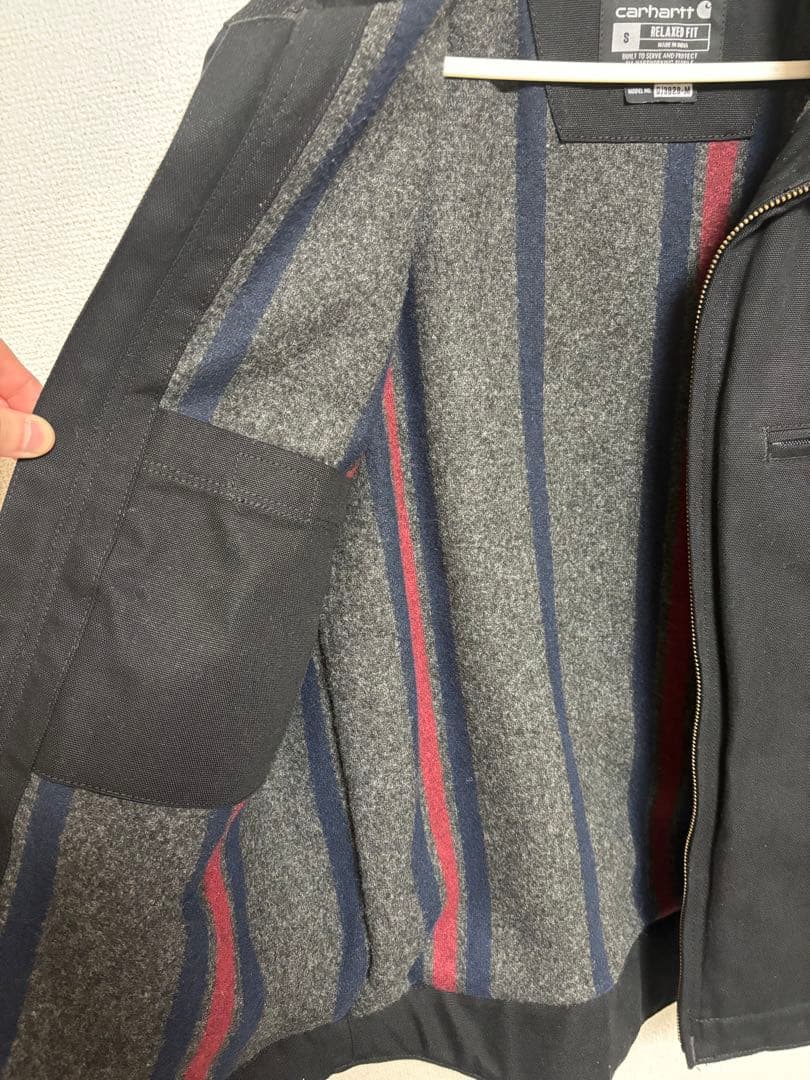 Carhartt デトロイトジャケット カーハート Sサイズ ブラック USA
