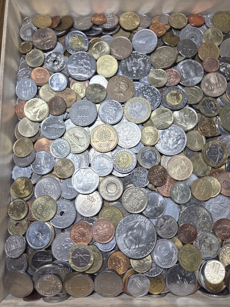 古銭　外国　　海外　外貨　旧硬貨　近代貨幣　まとめ　ヨーロッパ　銅貨　銭