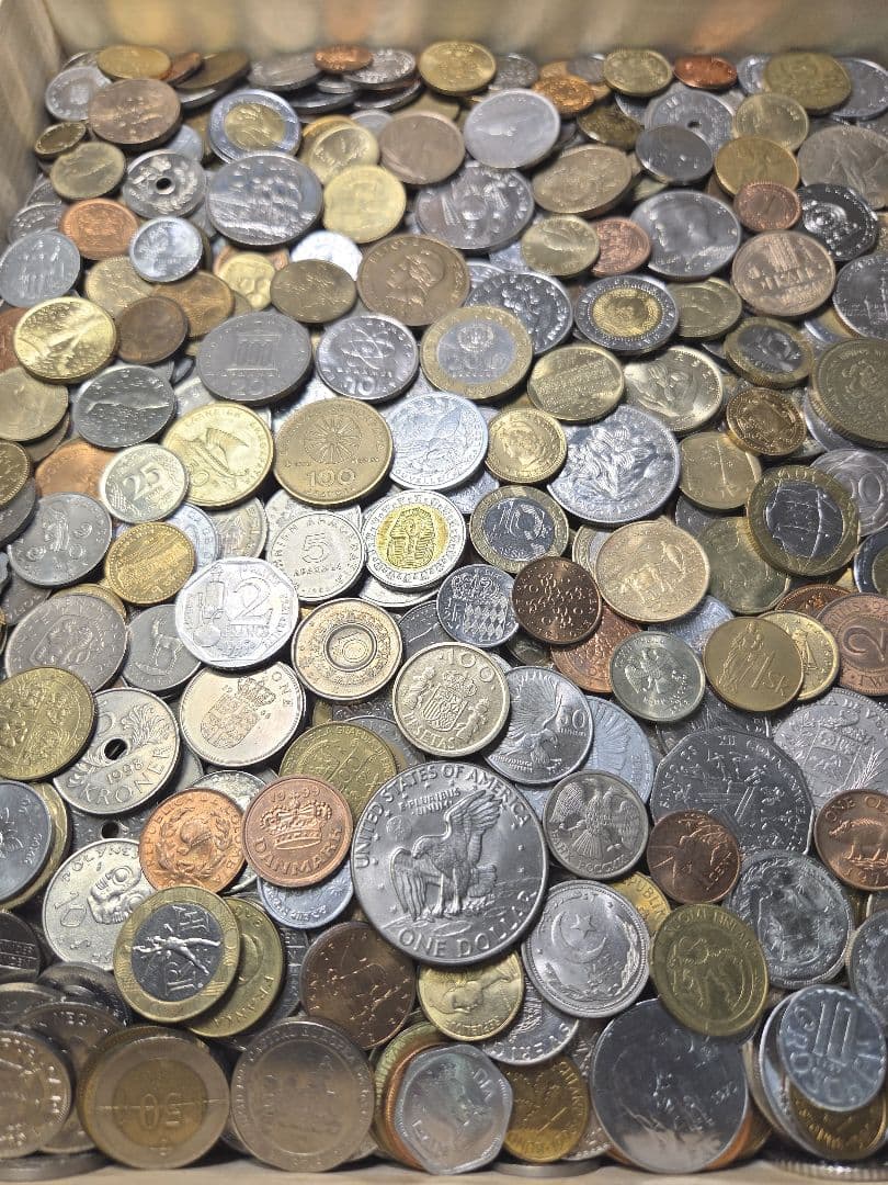 古銭　外国　　海外　外貨　旧硬貨　近代貨幣　まとめ　ヨーロッパ　銅貨　銭