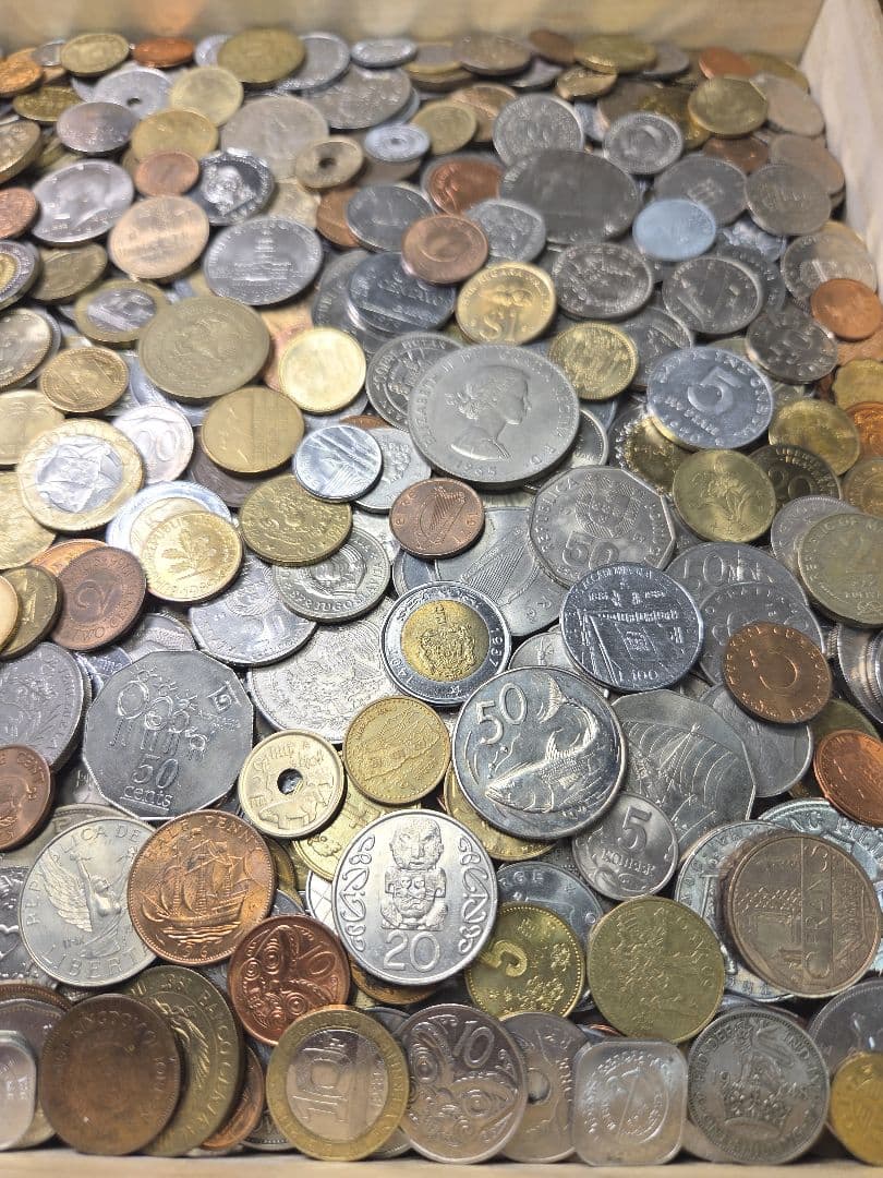 古銭　外国　　海外　外貨　旧硬貨　近代貨幣　まとめ　ヨーロッパ　銅貨　銭