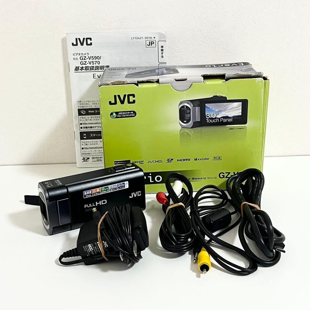 ビデオカメラ JVC everio GZ-V590