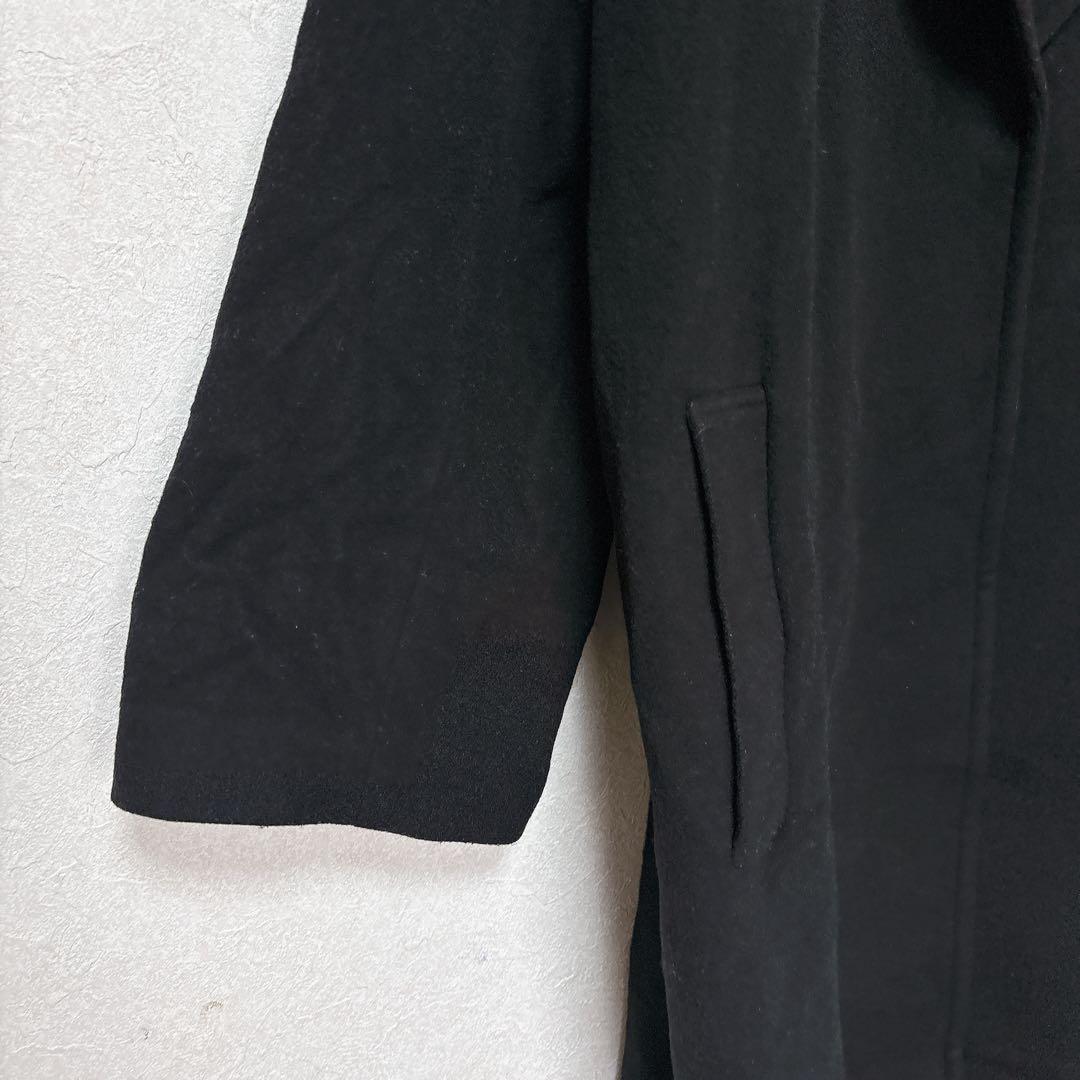 ジャーナルスタンダード ロングチェスターコートPONTETORTO 比翼 黒