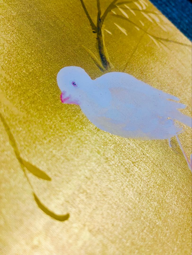 大木豊平　肉筆！金色日本画　真作