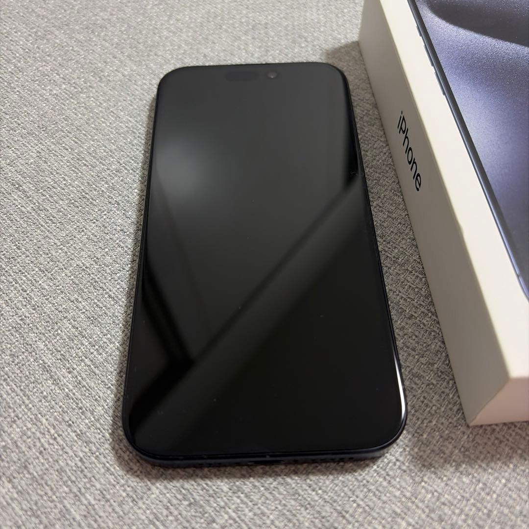 iPhone15pro ブルーチタニウム　128GB