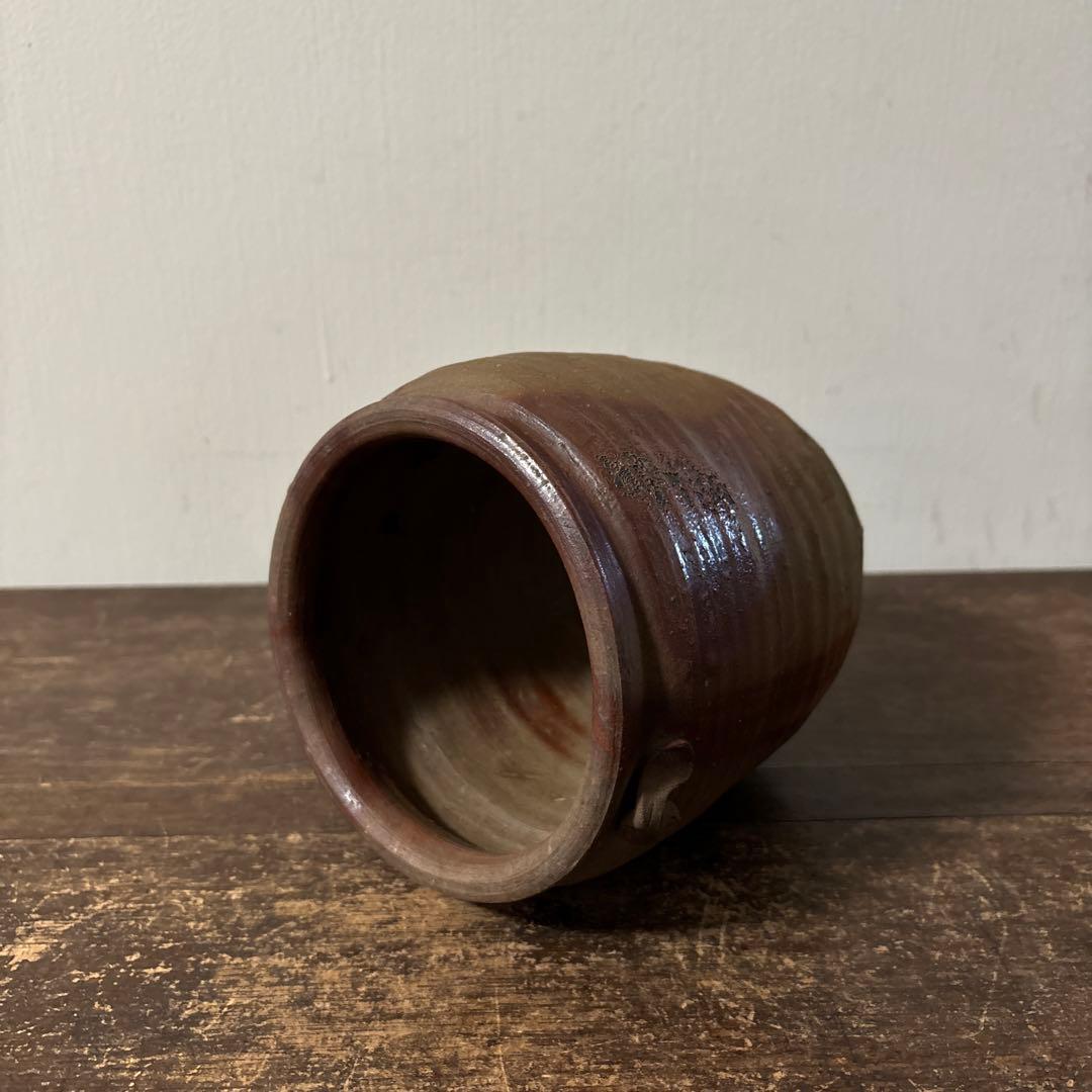 古備前　火襷水指　江戸時代　壺　水差し茶道具　古道具　アンティーク　古民芸　李朝
