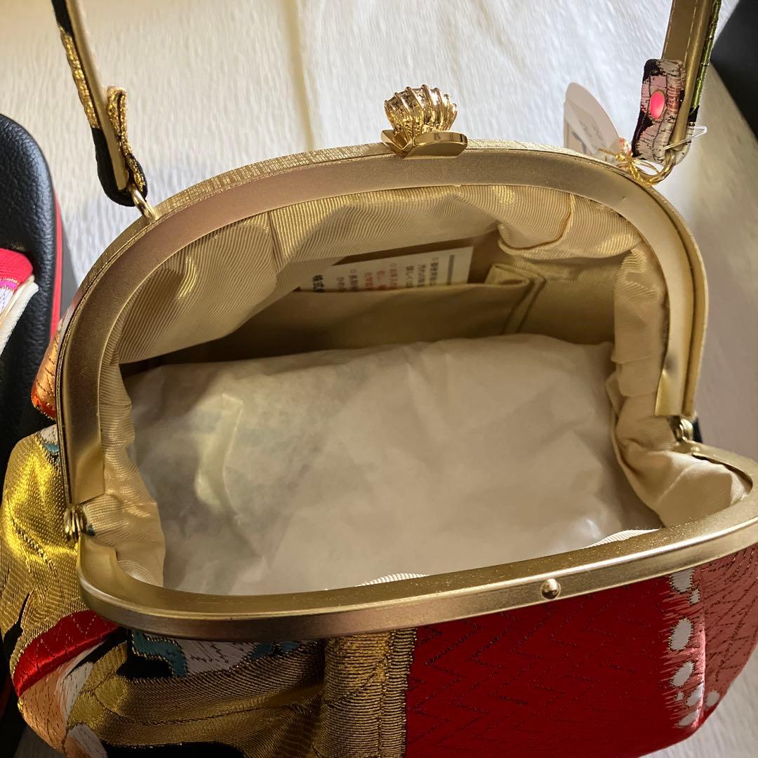 ☆めめ☆　新品未使用　世美庵　成人式　和装用バッグと草履セット　Ｌサイズ