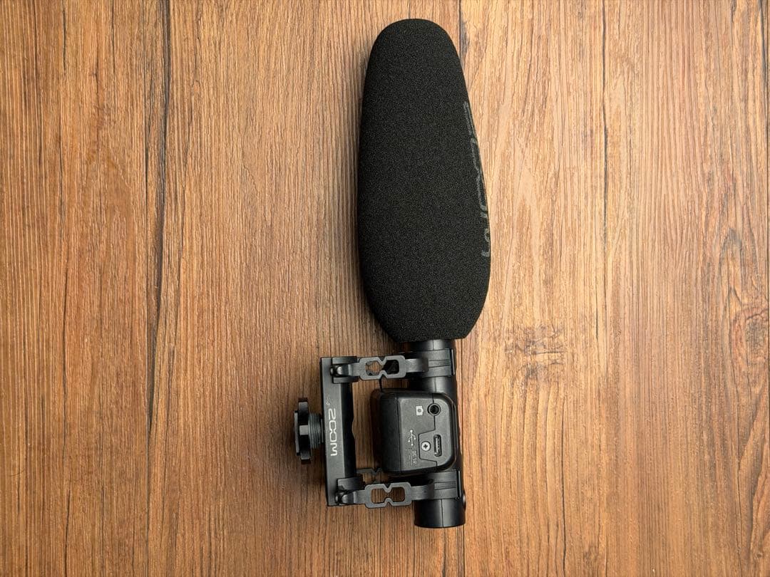 ZOOM M3ショットガンマイク ウインドスクリーン付き